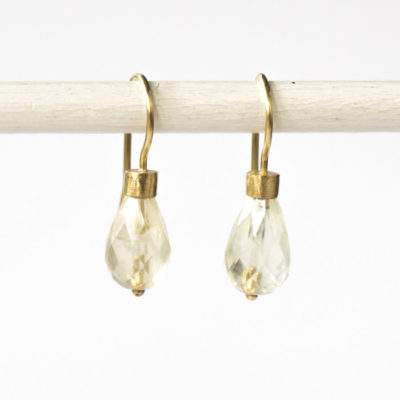 Feinvergoldete Ohrhänger aus Sterlingsilber mit Edelsteinen aus der Kollektion "Klassisch, klar, kunterbunt